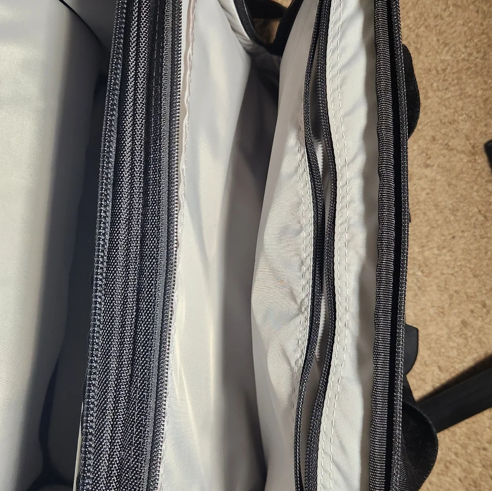 Black Laptop Shoulder Bag for Men